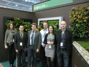 Terapia Urbana y Scotscape en stand living artwork, ECOBUILD