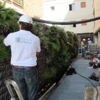 installation jardin vertical Hospital Quiron_ Terapia Urbana 4