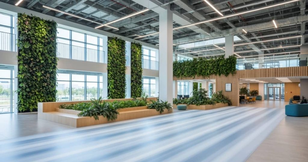 Jardines verticales y certificación leed