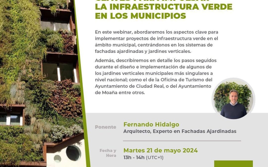 Webinar: Claves para impulsar la infraestructura verde en los municipios