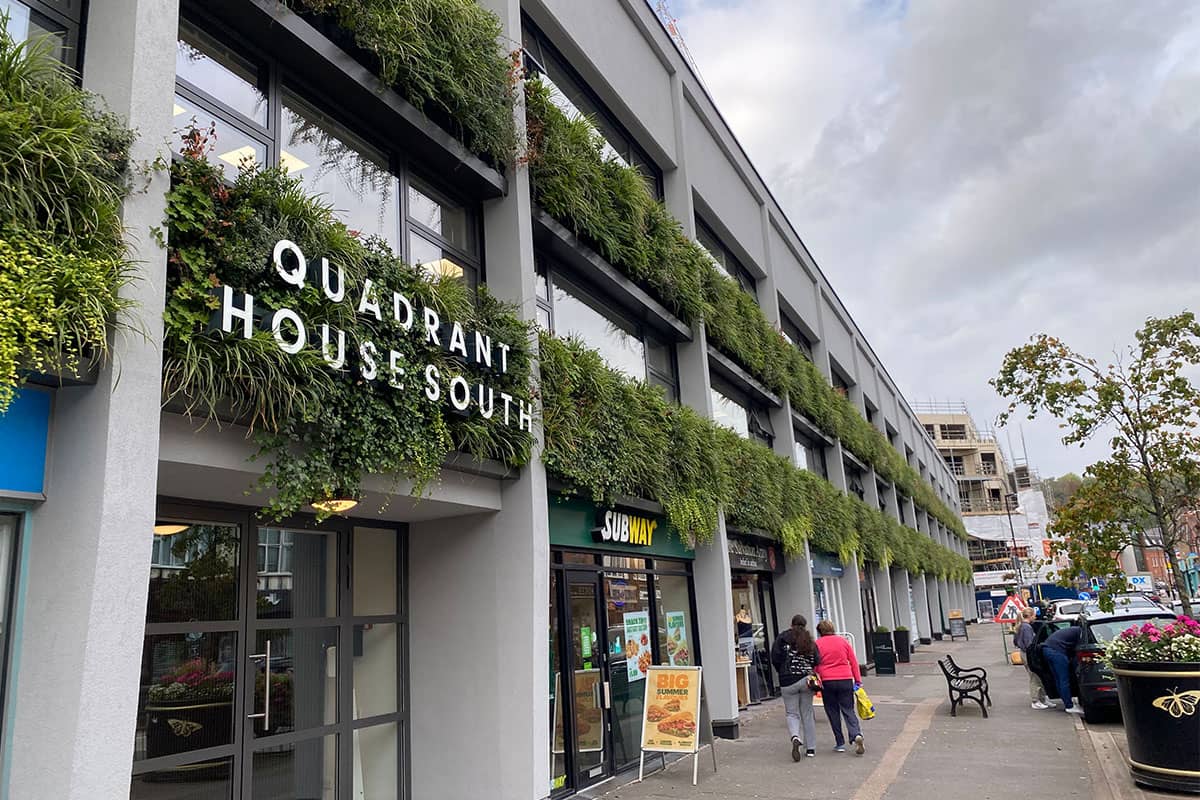 jardin vertical quadrant