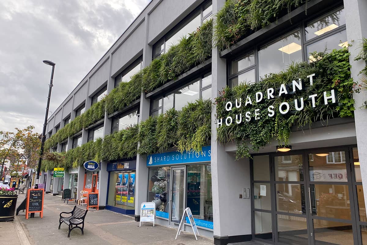 muro vegetal quadrant