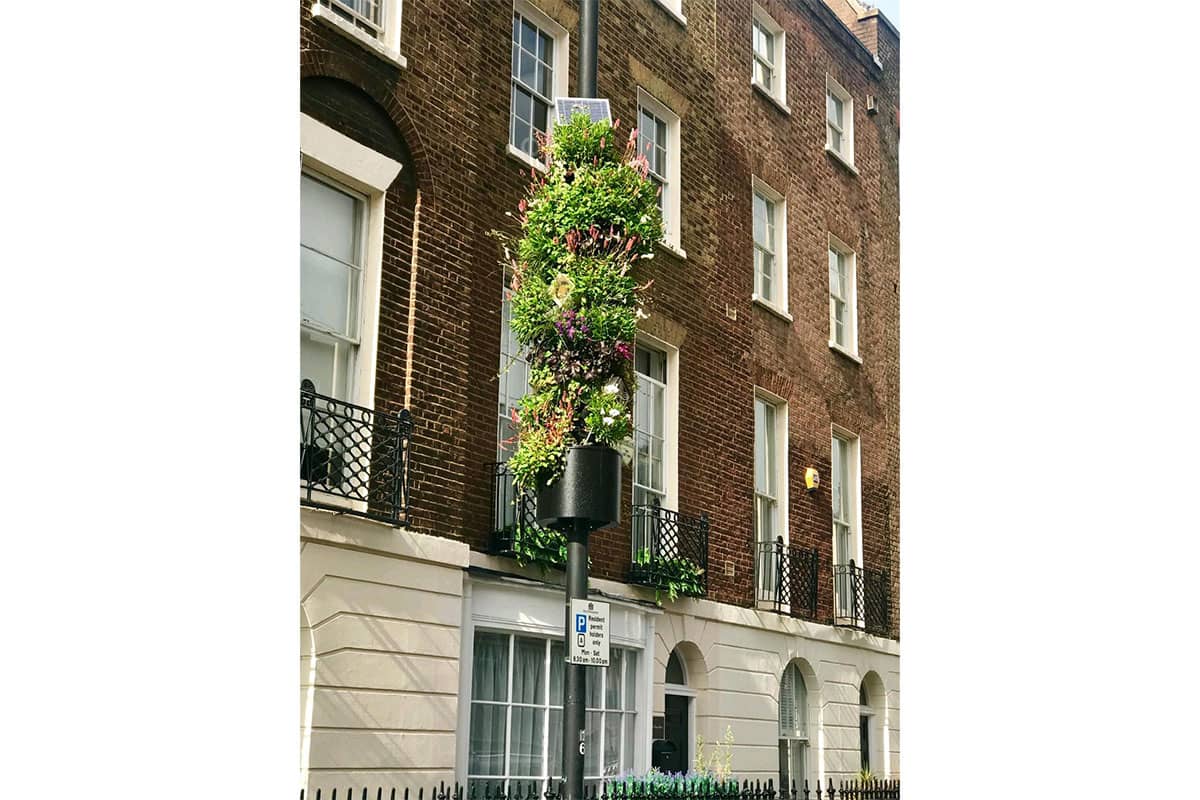 londres farolas vegetales