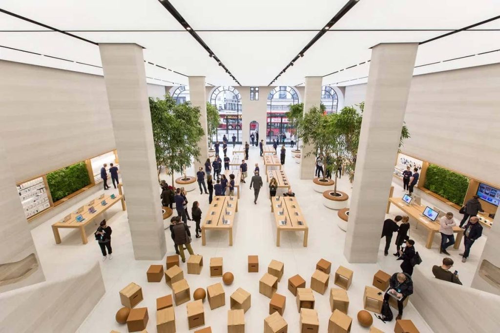 apple regent street Living wall