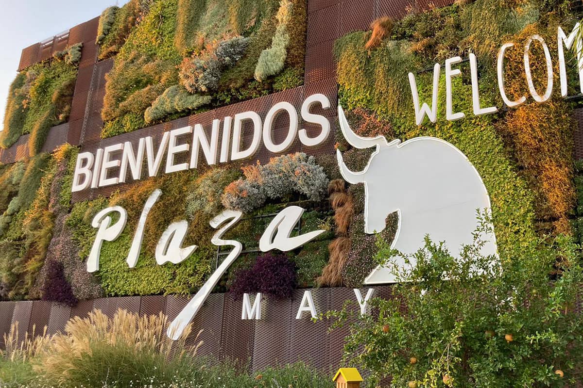 jardin vertical centro comercial malaga