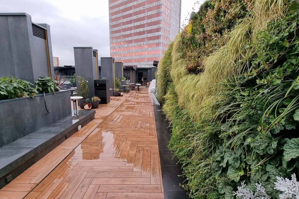 jardin vertical cubierta bbva