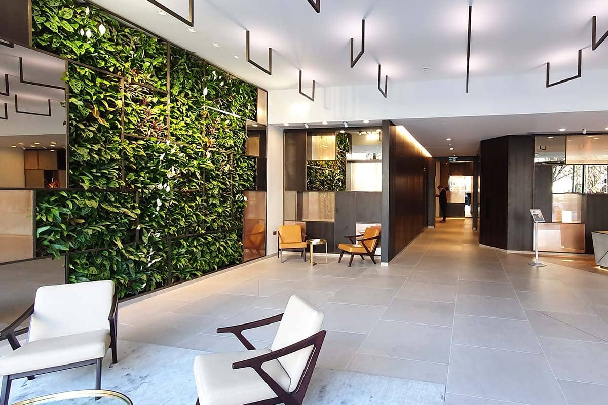 jardin vertical recepcion golden square