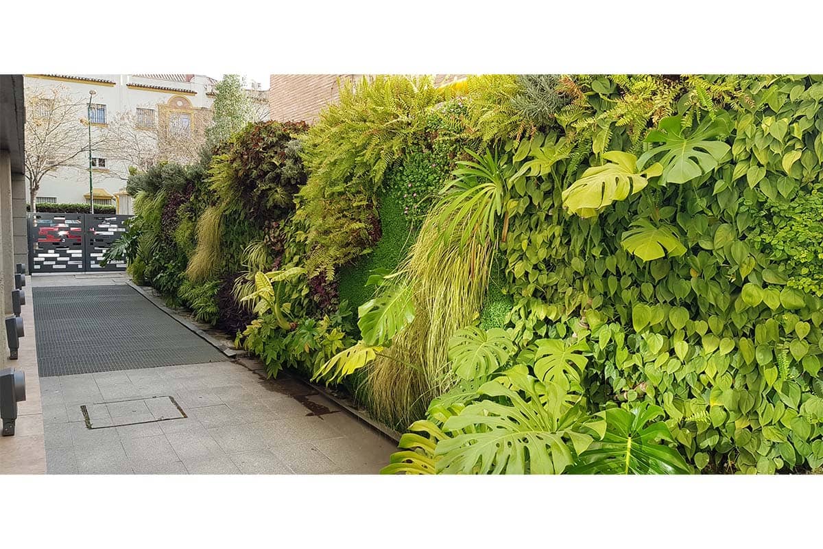 muro vegetal hospital quiron 