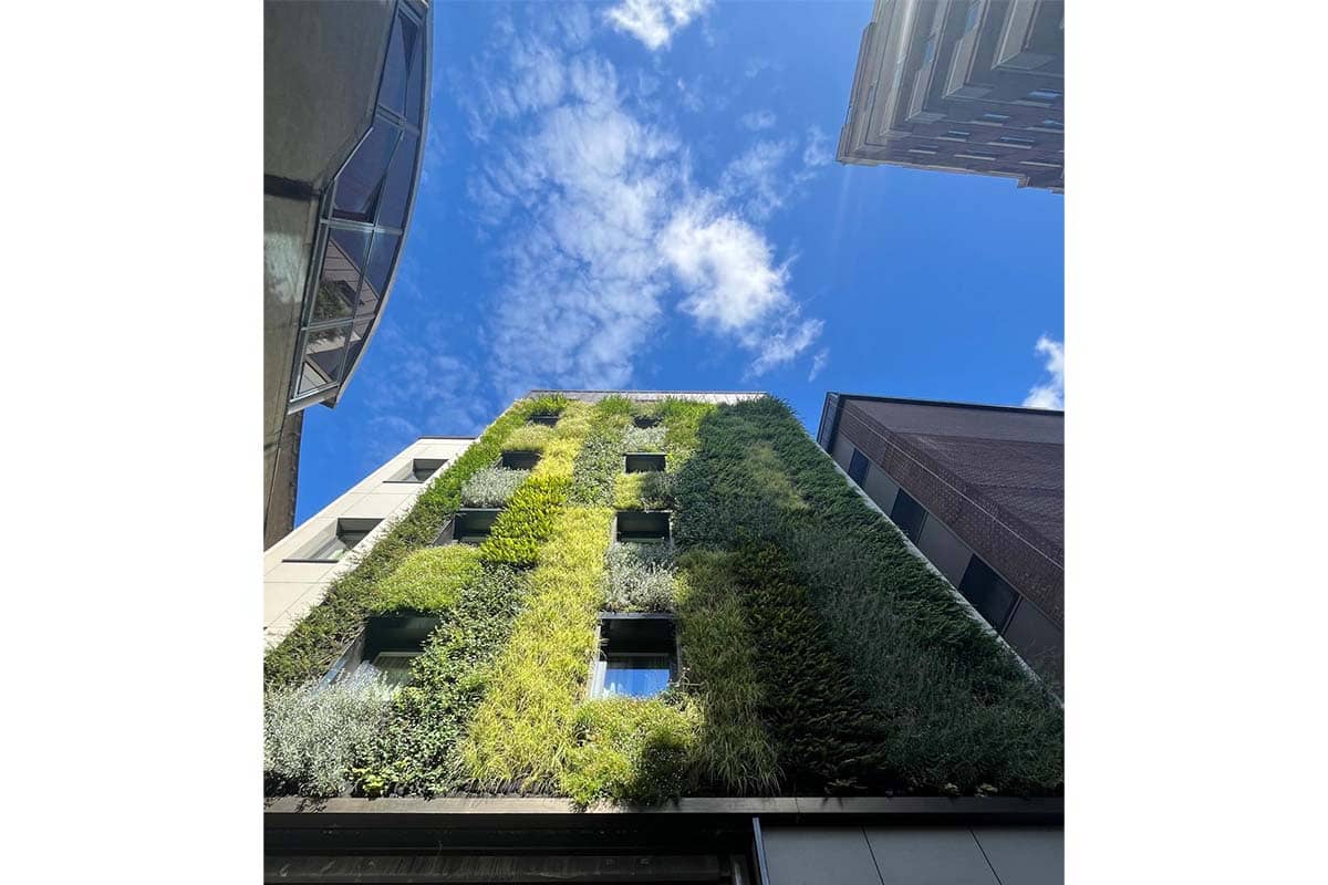 hotel hoxton fachada vegetal