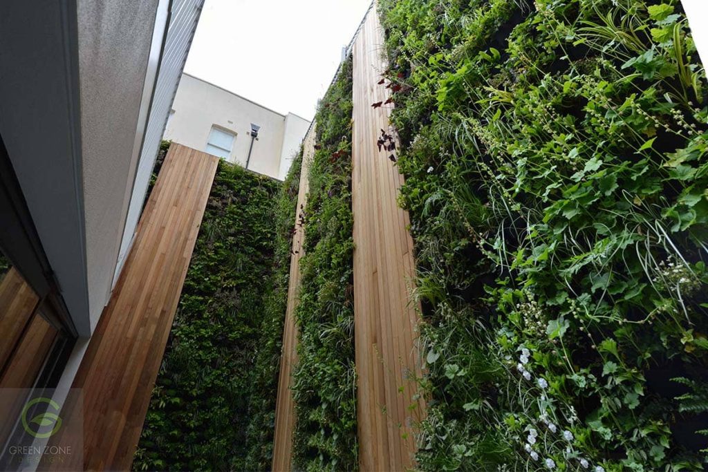 jardin vertical vivienda en wellington close