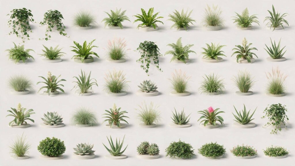 Plantas jardines verticales lumion